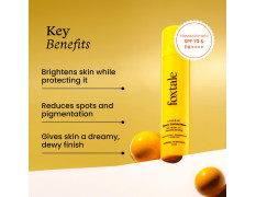 Foxtale Niacinamide Dewy Sunscreen SPF 70 PA++++ | No White Cast | Non Greasy | Anti-Tan Formula | For Spot Depigmentation | Men & Women | 50 ml