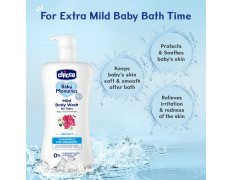 Chicco Baby Moments Mild Body Wash Protect, New Advanced formula with Natural Ingredients, No tears, Suitable for Baby’s Body Wash, No Phenoxyethanol and Parabens (200ml)