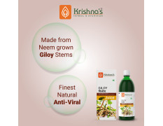 KRISHNA'S HERBAL & AYURVEDA Giloy Juice Immunity Booster - 1000 Ml | Pack Of 1 | Immune Support | Respiratory Health & Gut Health