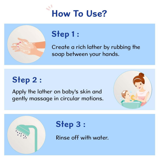 Chicco Baby Moments Soap 75g Buy 3 Get 1 Free For Nourished & Moisturised Skin With Natural Care of Almond & Olive Oil Chicco Baby Moments Soap 75g Buy 3 Get 1 Free For Nourished & Moisturised Skin With Natural Care of Almond & Olive Oil