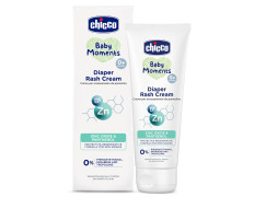 Chicco Baby Moments Diaper Rash Cream, New Advanced Triple Protection Skin Shield Formula with Natural Ingredients to Prevent Rashes & Irritation, No Phenoxyethanol & Parabens (100g)