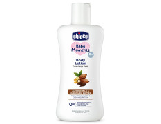 Chicco Baby Moments Body Lotion for Babies, 200ml | Almond Milk & Murumuru Butter | Quick Absorb Formula with Natural Ingredients for Ultra Soft Skin | Dermatologically Tested | Parabens & Phenoxyethanol Free
