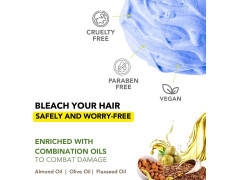 Paradyes Lighten Up! Bleach Pack 30 Vol. enriched with Flax Oil, Almond Oil and Olive Oil to lighten dark hair, suitable for All Hair Types