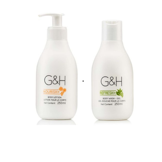 Amway G&H Refresh+ Lotion & Body Wash Gel, 250ml