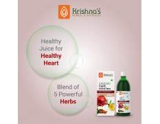 KRISHNA's HERBAL & AYURVEDA Cardiac Care Juice - 1000 Ml | Ayurvedic Heart Care Expert | Healthy Heart Cardiac Wellness | Enriched With Arjuna Chaal, Kutki, Amla, Anardana & Pushkar Mool
