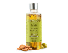 Nat Habit Olive Almond Light Hair Oil With Vitamin E for Women & Men, All Hair & Scalp Types, No Paraffin, Mineral Oil, Preservatives & Chemicals, 100ml
