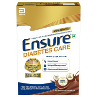 Ensure Diabetes Care Chocolate 375gm |Support Blood Sugar, Weight Management, Cholestrol Reduction |High Protein, High Fibre, 4 Myo-inositol |Zero Added Sucrose