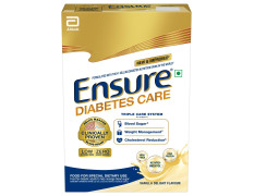 Ensure Diabetes Care Vanilla 375g.Powder with High Fiber, Protein & 36 Nutrients | Helps Manage Blood Sugar Levels in 4 weeks