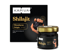Kapiva Original Himalayan Shilajit/Shilajeet Resin 40g |Super Saver Pack| 250mg/Serving | For Energy, Endurance & Vitality | 160 Servings | 100% Ayurvedic