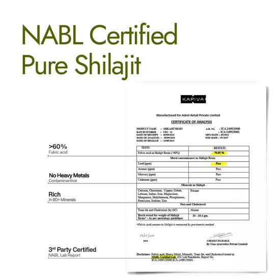 Kapiva Original Himalayan Shilajit/Shilajeet Resin 40g |Super Saver Pack| 250mg/Serving | For Energy, Endurance & Vitality | 160 Servings | 100% Ayurvedic