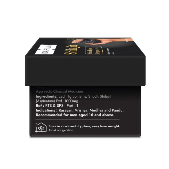 Kapiva Original Himalayan Shilajit/Shilajeet Resin 40g |Super Saver Pack| 250mg/Serving | For Energy, Endurance & Vitality | 160 Servings | 100% Ayurvedic