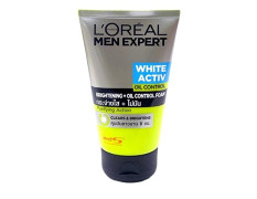 L'Oreal Paris Men Expert White Activ Oil Control Charcoal Foam, 100ml