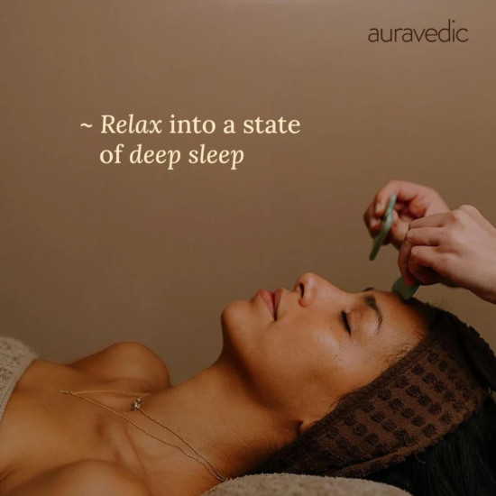 Auravedic Relaxing Body Massage Oil For Full Body Massager For Pain Relief Calming Moisturizer For Dry Skin Face 200 Ml Lavender Eucalyptus Mint Body Oil After Bath For Daily Use