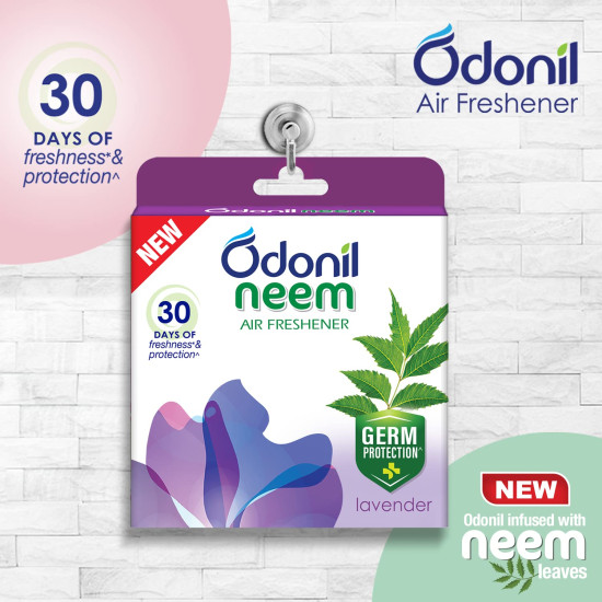 Odonil Bathroom Air Freshener  Blocks Neem Jasmine Mist - 48gm