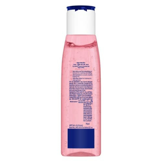 NIVEA Gel Body Lotion 75 ml | Rose | Refreshing Care For 24H Hydration | Non-Sticky | Fast Absorbing for Fresh And Healthy Skin