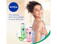 NIVEA Gel Body Lotion 390 ml | Aloe Vera | Refreshing Care For 24H Hydration | Non-Sticky | Fast Absorbing for Fresh And Healthy Skin