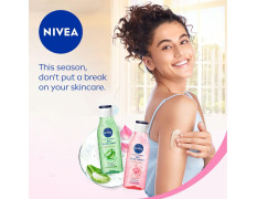 NIVEA Gel Body Lotion 200 ml | Rose | Refreshing Care For 24H Hydration | Non-Sticky | Fast Absorbing for Fresh And Healthy Skin