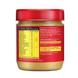 Saffola Peanut Butter Crunchy, 350 gm | High Protein Peanut Butter | Only Jaggery, No Refined Sugar