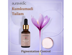 Auravedic Kumkumadi Tailam For Face For Glowing Skin 30 ml Pack of 2 Kumkumadi Oil Dark Spot Corrector Glow Serum For Women Men