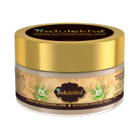 Indulekha Bringha Hair Mask, Reduces Hairfall, Strengthens Hair. Contains Bringharaj, Amla, Henna, Rosemary Oil to nourish & stregthen hair. No Synthetic Colour & Fragrance. For all hair types, 200ml