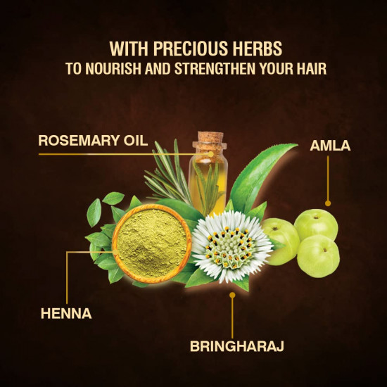 Indulekha Bringha Hair Mask, Reduces Hairfall, Strengthens Hair. Contains Bringharaj, Amla, Henna, Rosemary Oil to nourish & stregthen hair. No Synthetic Colour & Fragrance. For all hair types, 200ml