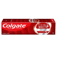 Colgate Visible White 165g Teeth Whitening Toothpaste, Protects Enamel, Removes Stains, With Whitening Accelerators
