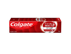 Colgate Visible White 165g Teeth Whitening Toothpaste, Protects Enamel, Removes Stains, With Whitening Accelerators