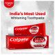 Colgate Visible White 165g Teeth Whitening Toothpaste, Protects Enamel, Removes Stains, With Whitening Accelerators