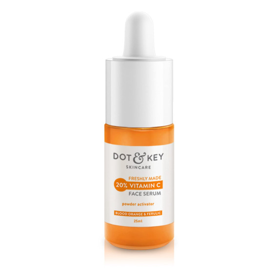 Dot & Key 20% Vitamin C Face Serum (Freshly Made) | With Hyaluronic & Blood Orange For Skin Glow, Fights Pigmentation & Reduce Dark Spots | 25ml