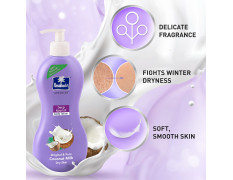 Parachute Advansed Deep Nourish Body Lotion For Dry Skin, 250 ml + 400ml, Pure Coconut Milk With 100% Natural Moisturisers, Suitable For Men & Women
