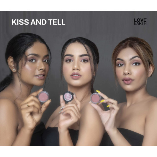 Love Earth Lip Tint & Cheek Tint Multipot Combo (Mauvish Pink & Caramel Brown)|Matte Finish With Richness Of Jojoba Oil And Vitamin E For Lips, Eyelids And Cheeks Love Earth Lip Tint & Cheek Tint Multipot Combo (Mauvish Pink & Caramel Brown)|Matte Finish With Richness Of Jojoba Oil And Vitamin E For Lips, Eyelids And Cheeks