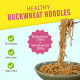 MasterChow Healthy Soba Noodles - Pack of 2 | Made with Buckwheat Flour 70% & Whole Wheat 30% | Serves 4-5 Meals - 600gms