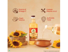 ORGANIC INDIA Organic Sunflower Oil 1000 ml