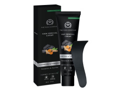 The Man Company Hair Removal Cream for Men | Removes Unwanted Hair in Just 5 Minutes | 24 Hours Hydration | Enriched with Charcoal & Turmeric | Dermatologically Tested | For All Skin Types - 100gm