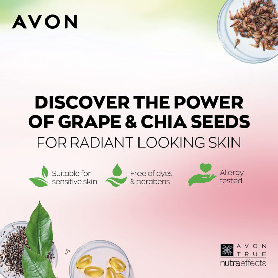 Avon True Nutraeffects Brightening Night Cream | For All Skin Types | With Antioxidants For Brighter Skin | 50gms