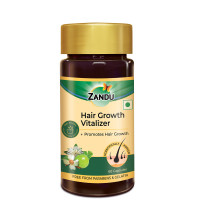 Zandu Hair Growth Vitalizer–A Formulation Prepared With Selected Herbs To Take Care of Your Hair|Useful In Nourishing Hair & Scalp (60 Capsules)