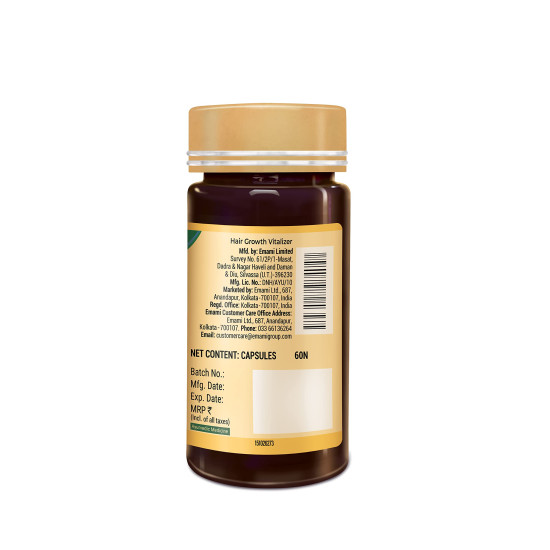 Zandu Hair Growth Vitalizer–A Formulation Prepared With Selected Herbs To Take Care of Your Hair|Useful In Nourishing Hair & Scalp (60 Capsules)