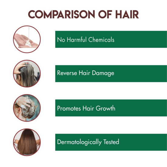 Jovees Herbal Argan Kernal Oil Hair Repair Shampoo For All Hair Types | Strengthen and Repairs Hair | Paraben & Alcohol Free 300ml