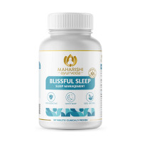 Maharishi Ayurveda Blissful Sleep Tablets | Non-Habit Forming, Melatonin-Free | Ayurvedic Sleep Support with Ashwagandha | Clinically Researched | Promotes Deep Sleep | 60 Tablets | Pack of 1