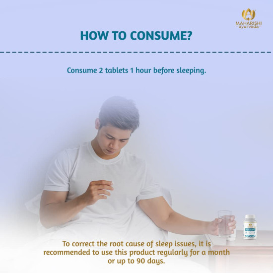 Maharishi Ayurveda Blissful Sleep Tablets | Non-Habit Forming, Melatonin-Free | Ayurvedic Sleep Support with Ashwagandha | Clinically Researched | Promotes Deep Sleep | 60 Tablets | Pack of 1 Maharishi Ayurveda Blissful Sleep Tablets | Non-Habit Forming, Melatonin-Free | Ayurvedic Sleep Support with Ashwagandha | Clinically Researched | Promotes Deep Sleep | 60 Tablets | Pack of 1