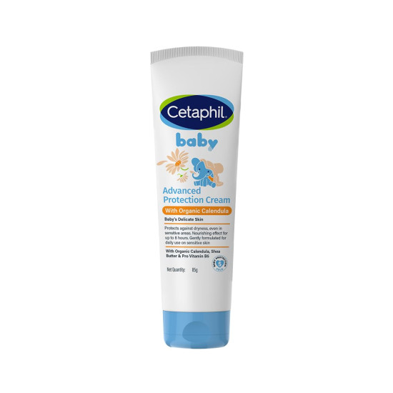 Cetaphil Baby Cream, Face & Body Moisturizing Cream | Advance Protection | Gentle & Soft with Organic Calendula 85gm