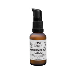 Love Earth Hyaluronic Acid Serum With Organic Aloe Vera & Essential Oils For Moisturised, Nourished & Hydrated Skin 30 ML