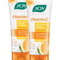 Joy Vitamin C Brightening Face Wash For Bright and Glowing Skin 100ml x 2 | Fades Blemishes and Restores Skin Barrier | Gentle Cleanser for All Skin Types