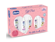 Chicco Baby Moments Essential Set Pink, Gift Set for Babies, 0m+