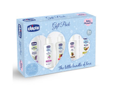 Chicco Baby Moments Essential Set, Gift Set for Babies, 0M+ Blue