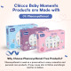 Chicco Baby Moments Caring Set Purple, Gift Set for Babies, 0m+