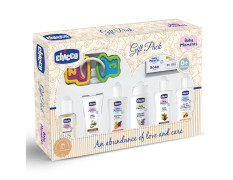 Chicco Baby Moments Delight Gift Pack Beige, Ideal Baby Gift Sets for Baby Shower, Newborn Gifting, New Parents, Birthdays, New Advanced Formula with 0% Phenoxyethanol, 0m+ (8 Items)