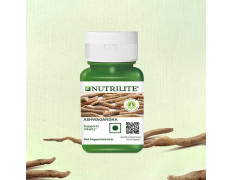 Amway NUTRILITE - Ashwagandha 60 N Tablets and Colourful Hair/Head Band - COMBO