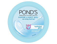 POND'S Super Light Gel, Oil-free Moisturizer, 75g, for Hydrated, Glowing Skin, with Hyaluronic Acid & Vitamin E, 24Hr Hydration, Non-Sticky, Spreads Easily & Instantly Absorbs