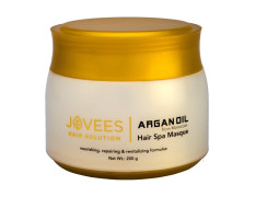 Jovees Herbal Argan Oil Hair Spa Mask for Dry and Fizzy Hair | Controls Hairfall and Repairs Damaged Hair | Rich in Moroccon Argan Oil and Jojoba Oil | For Women/Men | 200GM New